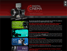 Tablet Screenshot of digitalcinemaflorida.com